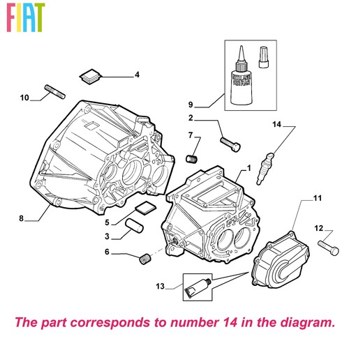 Genuine fiat input - fiat, shaft