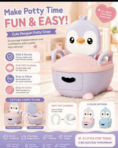 Baby duck toilet - toilet, girls