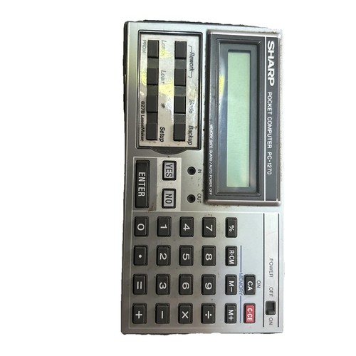 Sharp pocket computer - sharp,