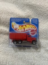 Hot Wheels Red Peterbilt Workhorse Truck Canadian Card
