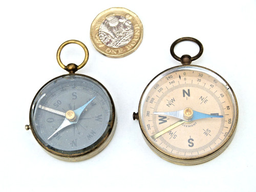 Vintage pair similar - vintage, brass