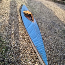 Wooden Framed Canvas Canoe