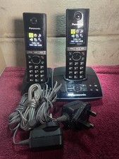 Panasonic KX-TG8061E Twin Cordless Landline Phone Set With Answering Machine