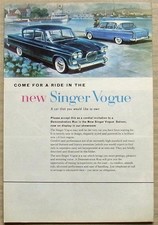 Singer vogue saloon car - singer,