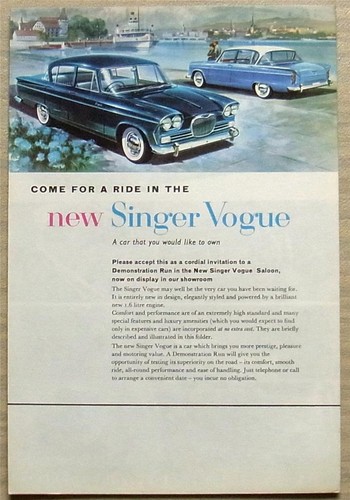 Singer vogue saloon - vogue, sales