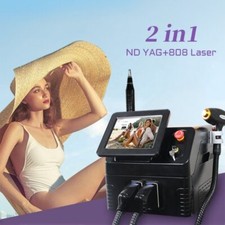 2 in1 Pico Nd Yag Laser Tattoo Removal 755 1064 808nm Diode Hair Removal Machine