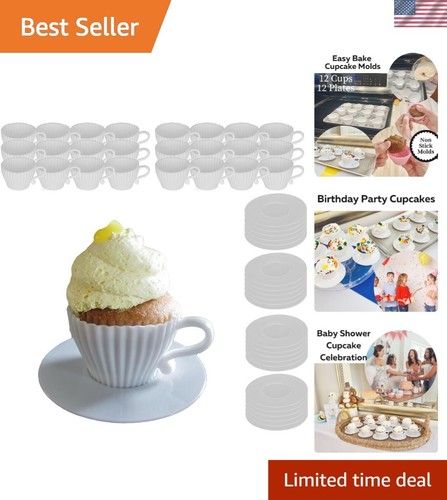 Silicone teacup cupcake - teacup,
