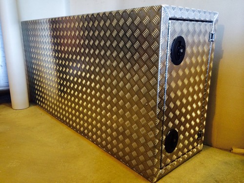 Large aluminium alloy tool box - large,