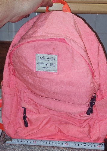 Womens pink nylon jack - nylon, wills