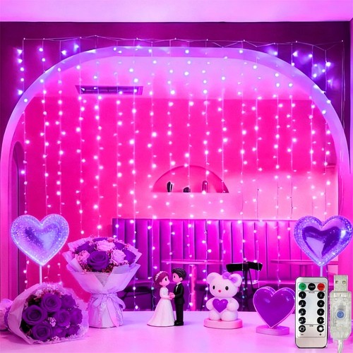 300 led curtain fairy lights - fairy,