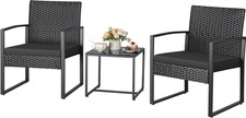 3 Piece Wicker Conversation