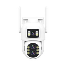 5MP Dual Lens Outdoor WiFi PTZ Camera 10x Zoom Night Vision Audio Alarm