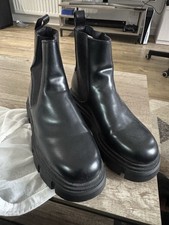 Zara Men's Leather Boots Size