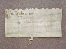 1680 Ince Lancashire 17th century Vellum Deed Document Indenture Calligraphy