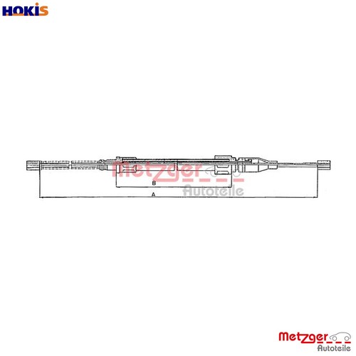 Cable pull parking brake - pull,