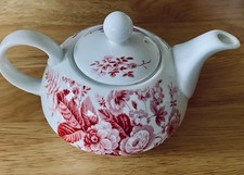 Laura Ashley Tea For One Bone China Hand Painted Floral Teapot