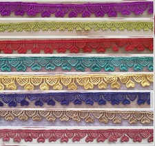 1 Yard 1.2cm wide Embroidered