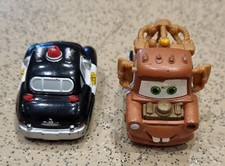 Disney World Of Cars Mini Adventures, Sheriff & Mater Radiator Springs RARE