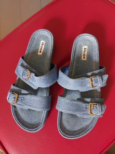 Dune london loren denim - denim, slider