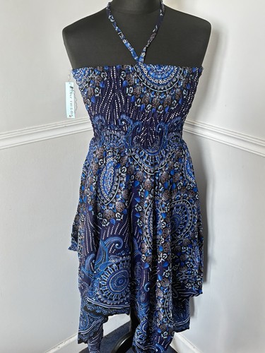 Blue dress skirt with - dress/skirt,