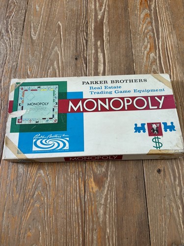 Vintage 1961 monopoly board - 1961,