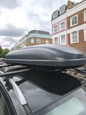 KAMEI Delphin 340k Carbon Grey Roof Box  - KM347 (0 81347 41)