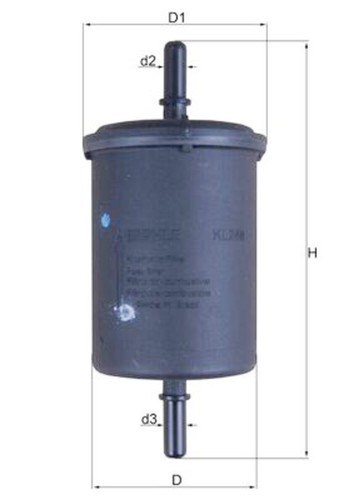 Mahle fuel filter for peugeot - fuel,
