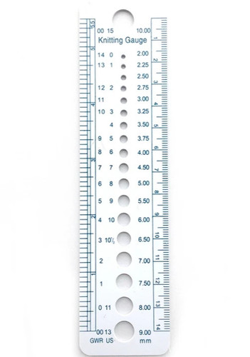 Knitting needle gauge - knitting,