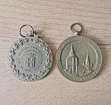 Lot of 2 Belgian bronze
