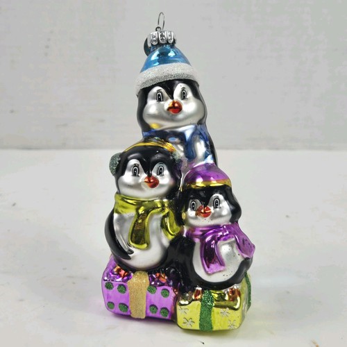 Christopher radko penguin - christopher, trio
