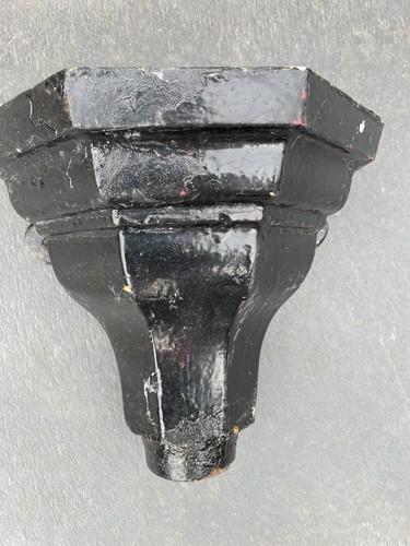 Reclaimed cast iron hopper - iron,
