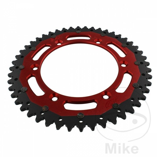 Dual teeth sprocket 520 red - teeth,