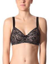 Fifi Chachnil 'Bonjour Paris' Black Floral Lace Underwired Seductive French Bra