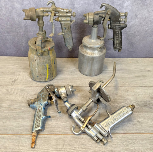 Vintage paint spraying guns - vintage,