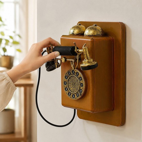 Corded phone old - phone, fashioned