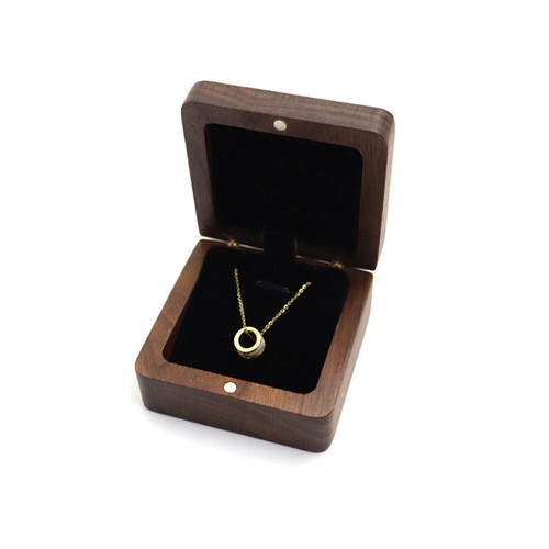Walnut wooden jewelry - jewelry, box