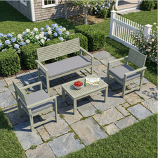 Grey Wooden Garden Furniture