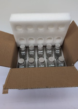 ZENO 250ml Glass Flask Bottles with Screw Tops - 10 Pack Reusable Twist-Off 