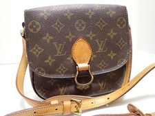 Louis Vuitton Monogram Saint Cloud MM Shoulder Bag M51243 Brown LP0922
