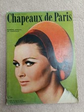 Chapeaux de Paris - Vintage French Fashion Magazine Issue 83 - 1966