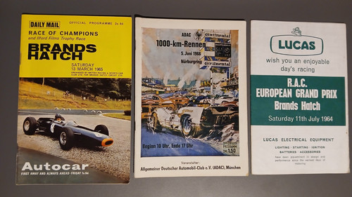 Motor racing programmes - motor,