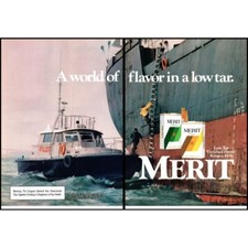 1985 Merit Cigarettes 2 Page