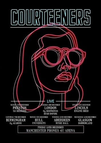 Courteeners tour a4 - courteeners, uk