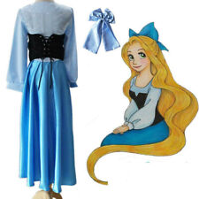 Cosplay Costume Outfit XMAS Evening Party Gown Adult Ladies Dress Little Mermaid