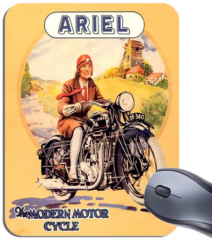 Vintage ariel motorcycle - vintage,