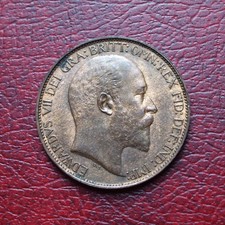 Edward VII 1903 bronze halfpenny