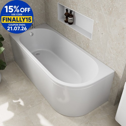 1800mm side front bath - side, panel