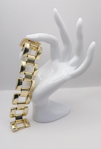 Vintage gold tone chunky - gold, gate