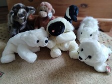 5 New Ty Beanie Animals incl
