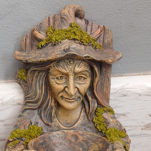 Small resin witch - resin,